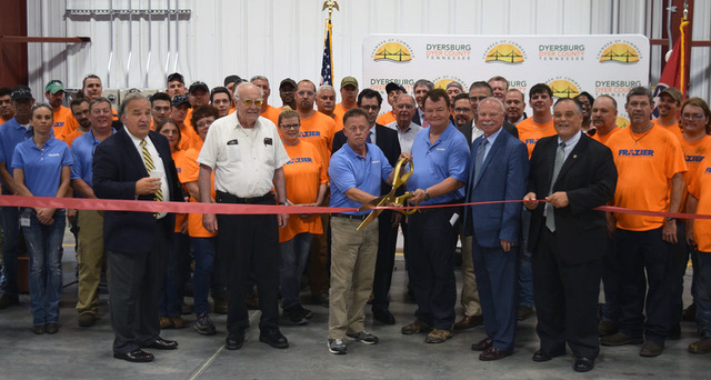 Frazier's Dyersburg Plant is officially welcomed to the greater Dyersburg community.