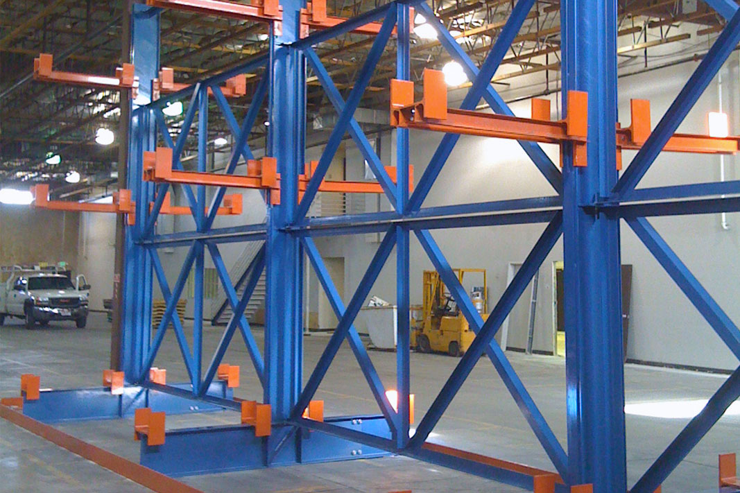 A Klampfast Cantilever® rack system.