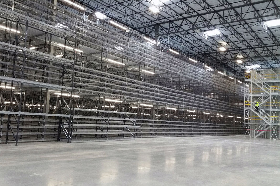 A Pick Module Pallet Rack solution for an E-Commerce application. A Pick Module Pallet Rack solution for an E-Commerce application.