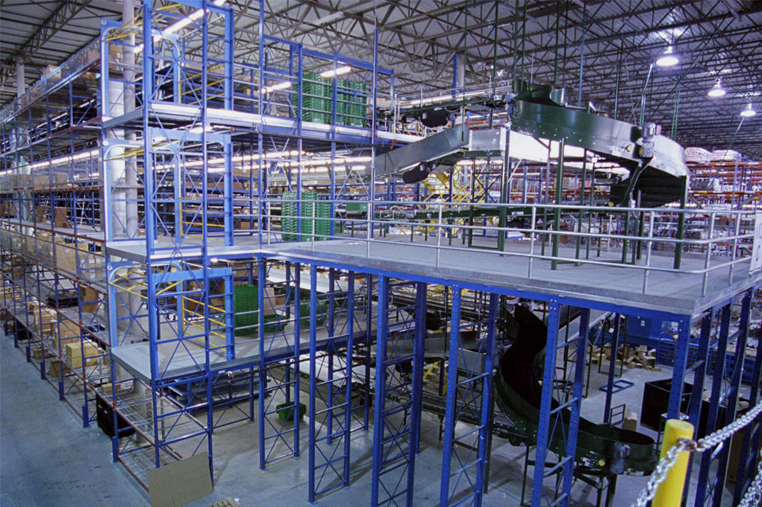 A Pick Module pallet rack system for a retail application. A Pick Module pallet rack system for a retail application.